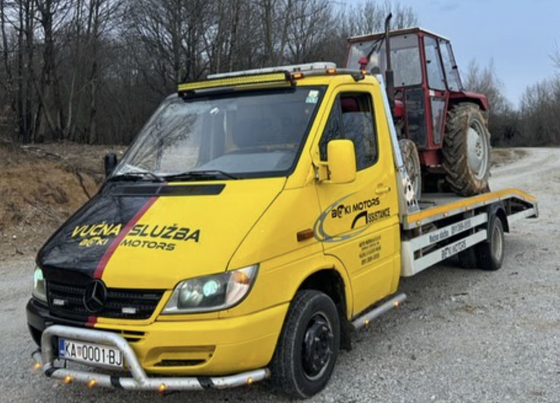 Boki Assistance Mercedes Sprinter vučno vozilo nosivosti 1,7 tona Karlovac Duga Resa